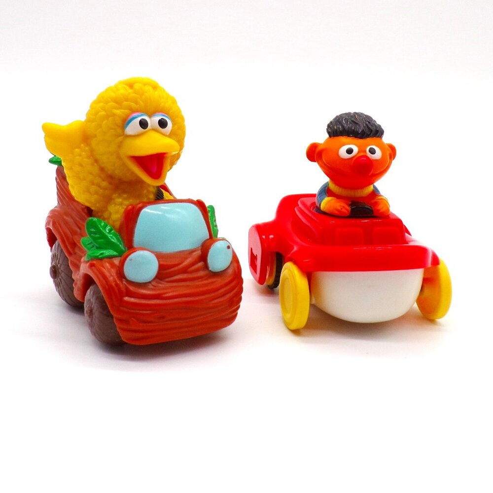 Sesame Street Big Bird Nest Car Ernie Boat Racer Hasbro 2012 Stocking Stuffer